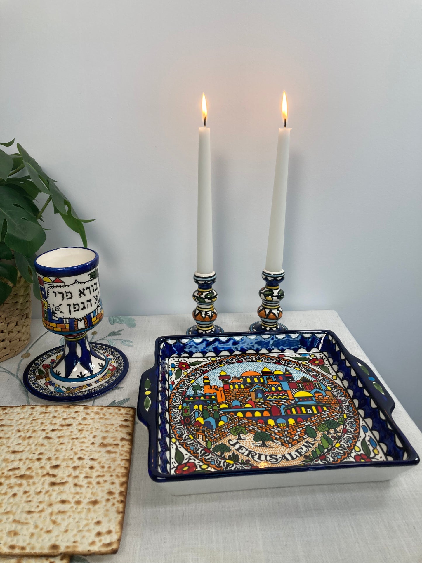 מגש מצה לפסח קרמיקה ארמנית