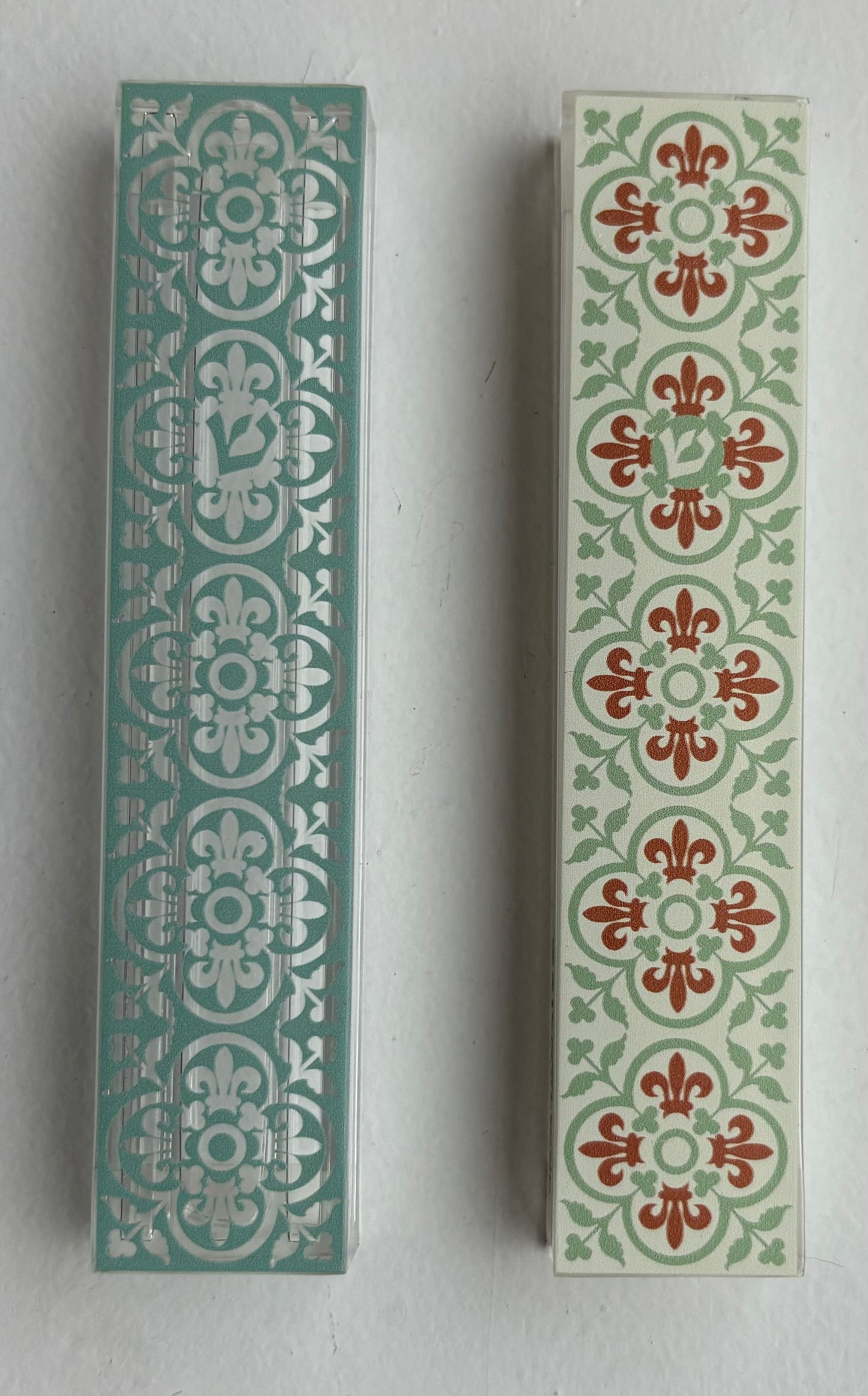 Mezuzah Aluminum Blue Garden