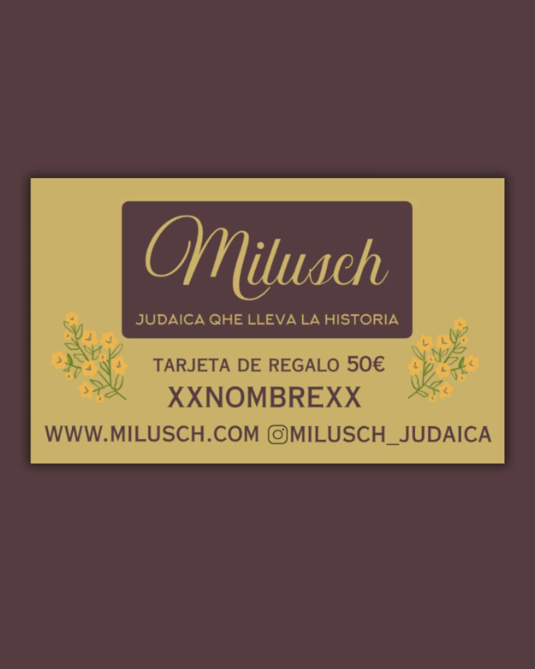 Gift Card 50 Euro