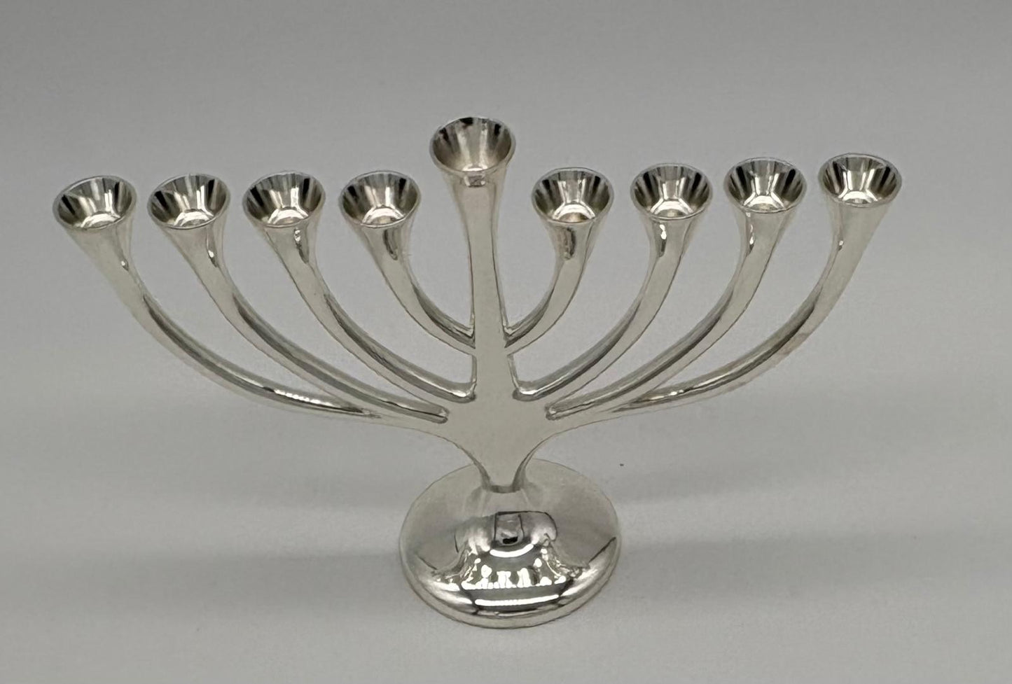 Tree of Life Hanukkiah – Silver Plated