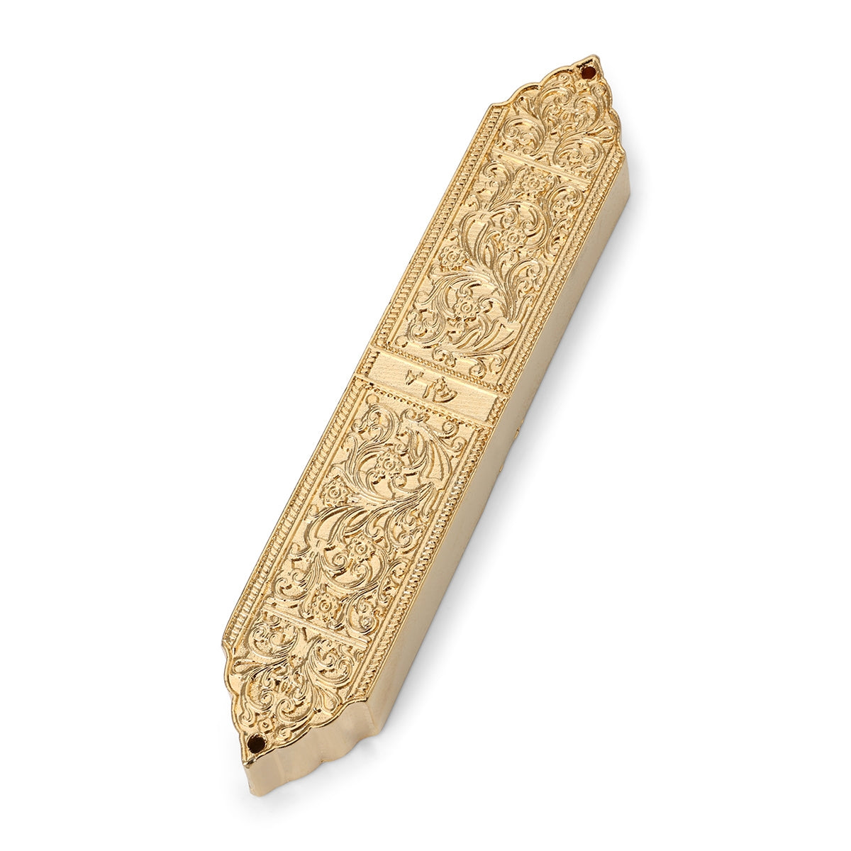 Mezuzah Israel Museum Collection Gilded Brass