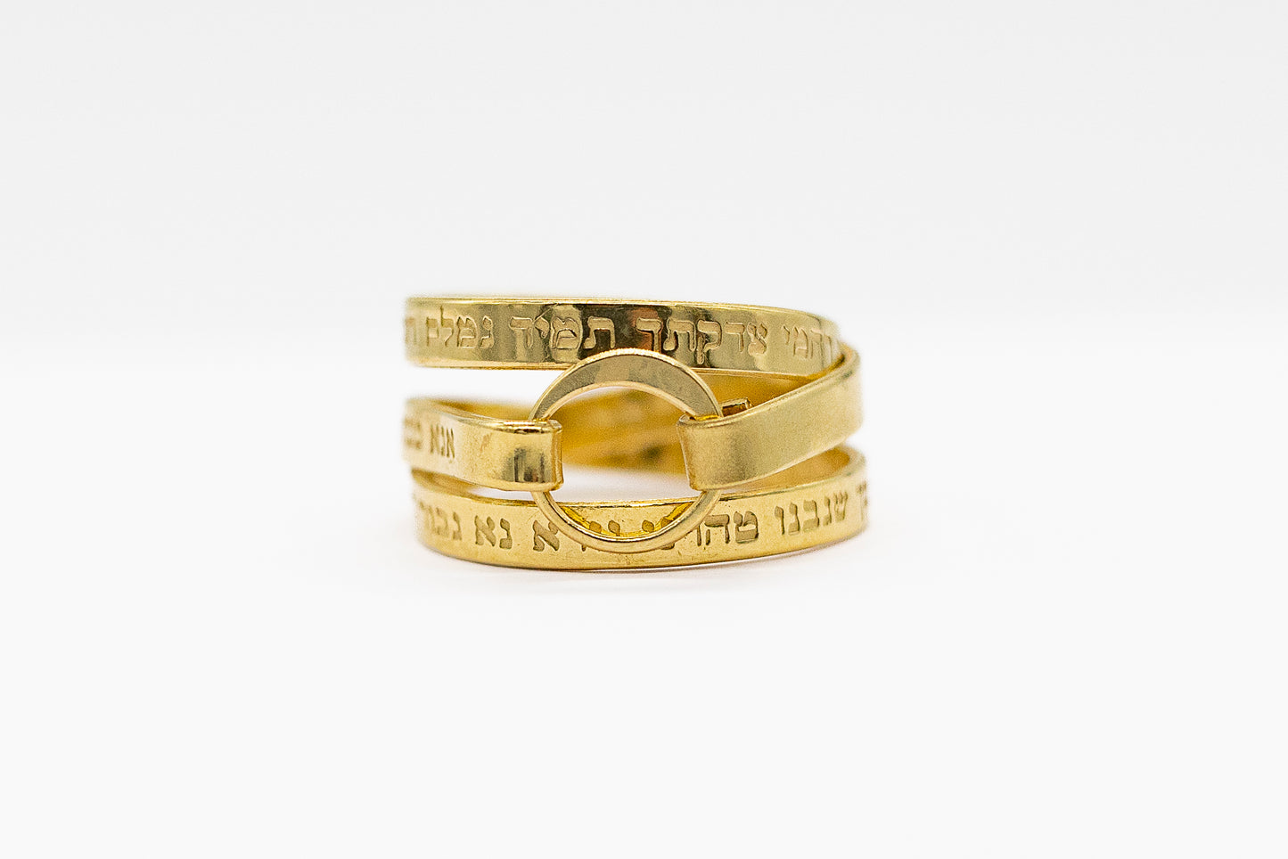 טבעת מצופה זהב 18K