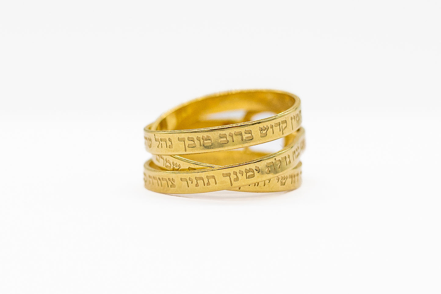 טבעת מצופה זהב 18K