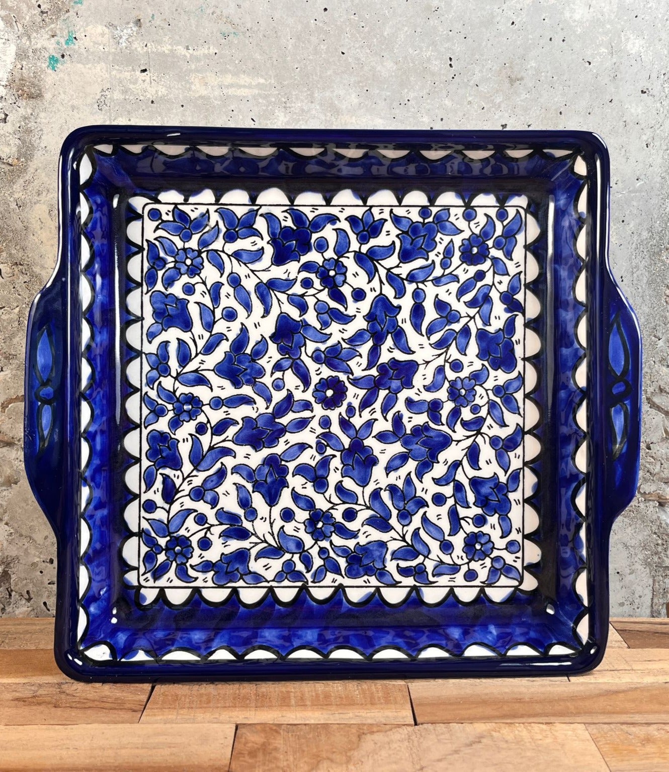 Passover Matzah Tray Armenian Ceramic