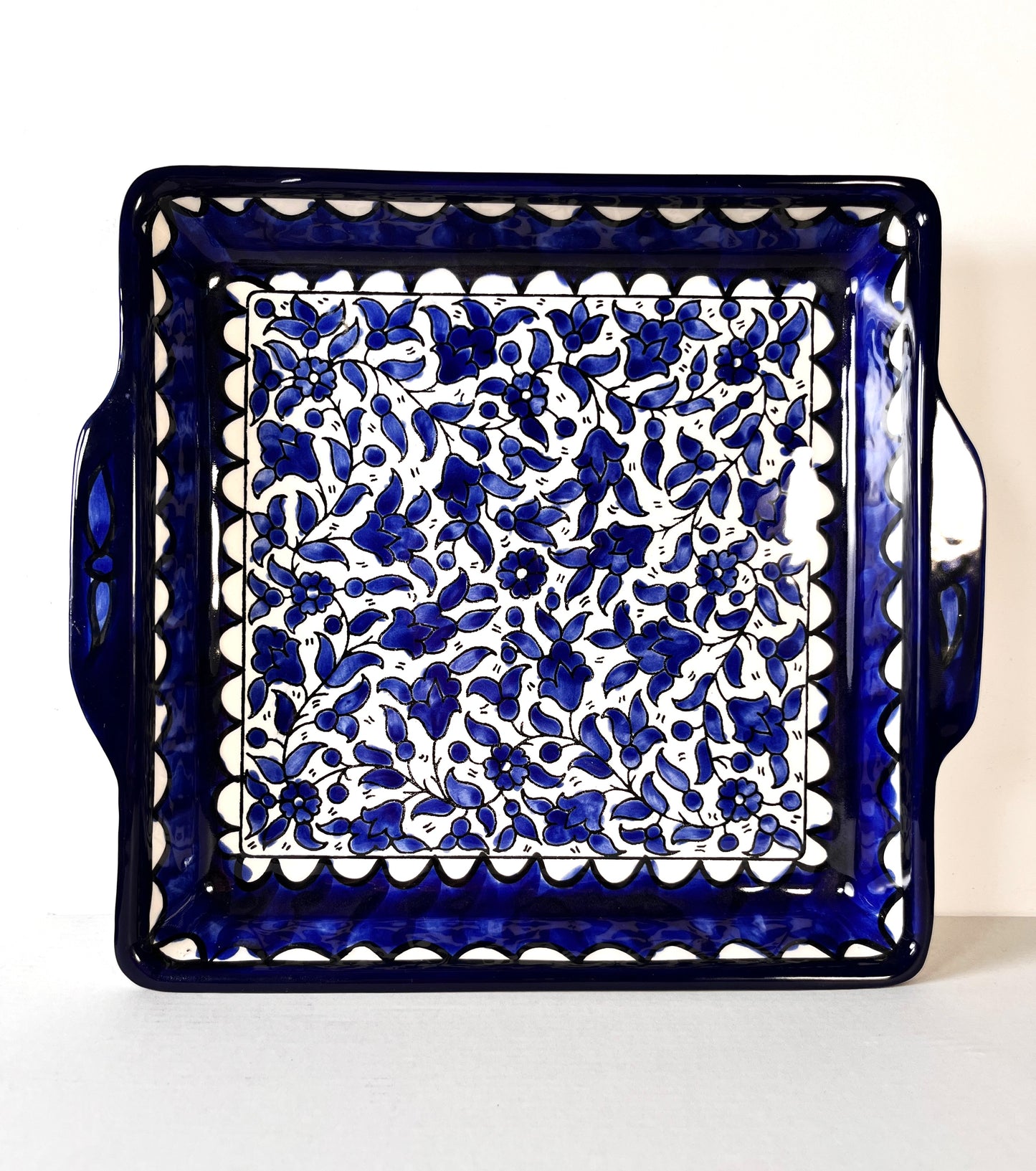Passover Matzah Tray Armenian Ceramic
