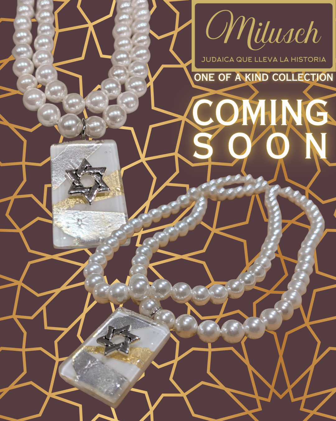 Venetian Glass Jewish Jewelry