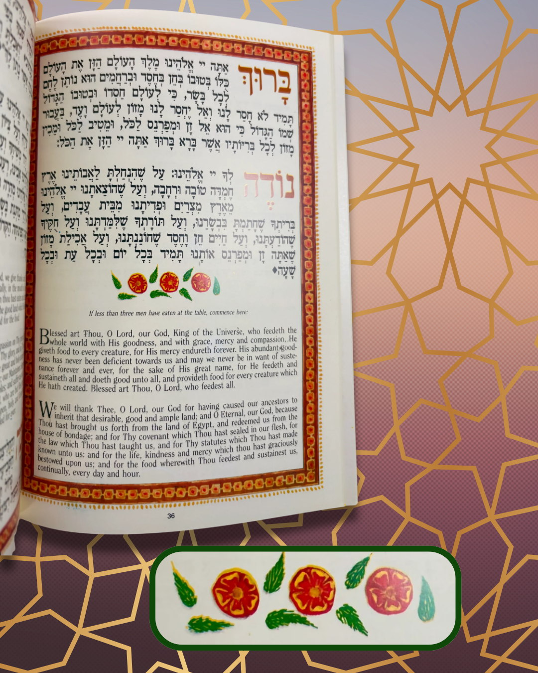 Passover Haggadah Hebrew-English (Set of 4)