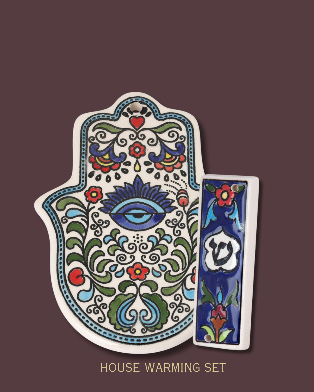 Hamsa & Mezuzah Set
