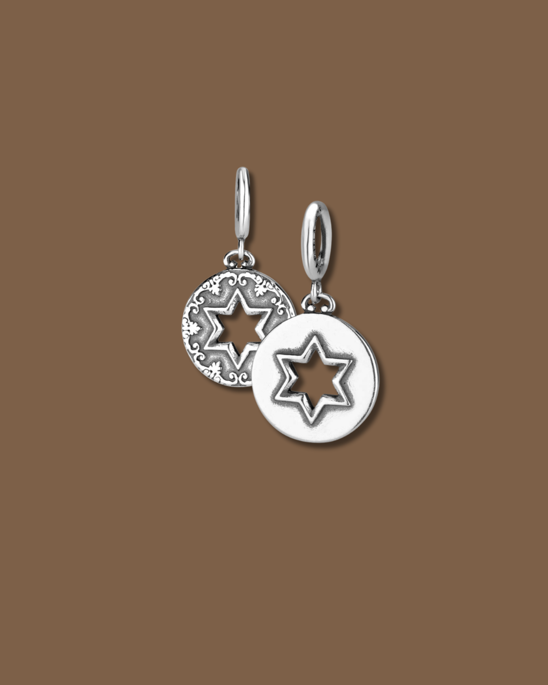 תליון מגן דוד כסף סטרלינג 925