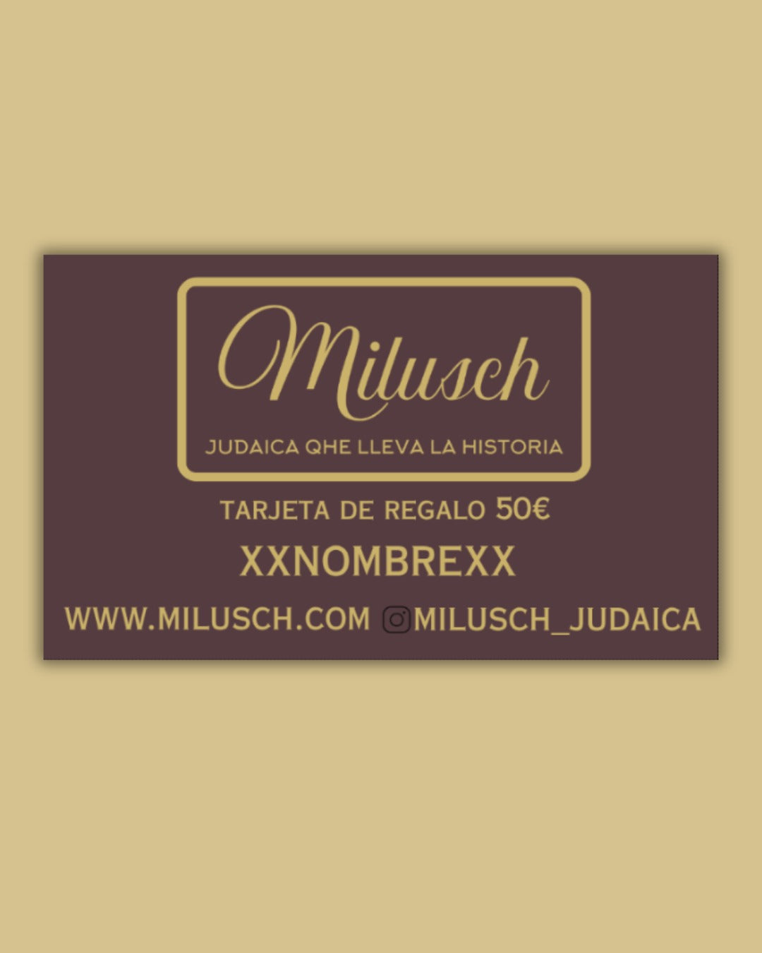 Gift Card 50 Euro