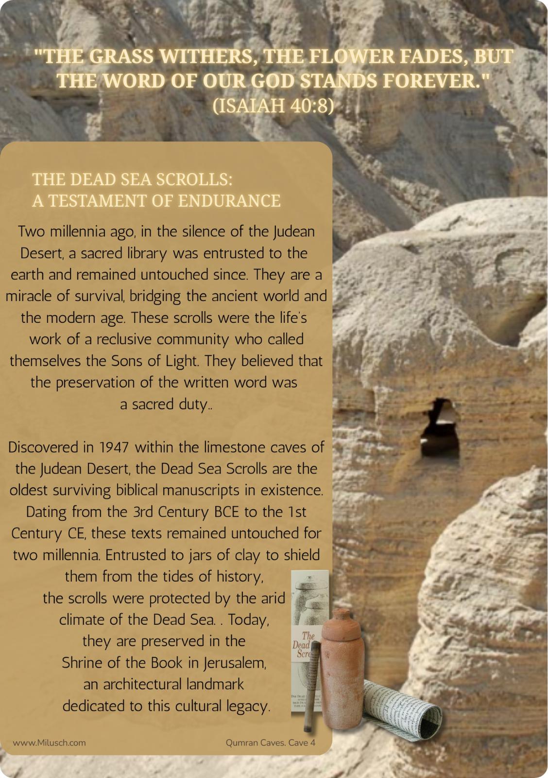 Israel Museum The Dead Sea Scrolls